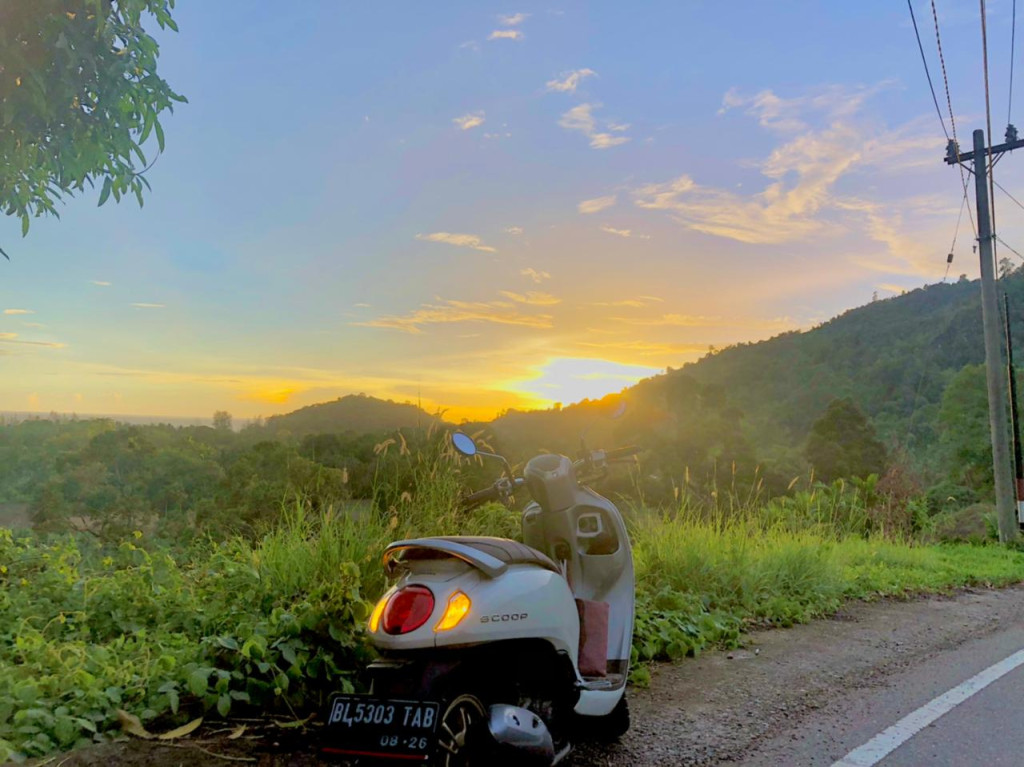 Tampak pemandangan gampong Seuleukat